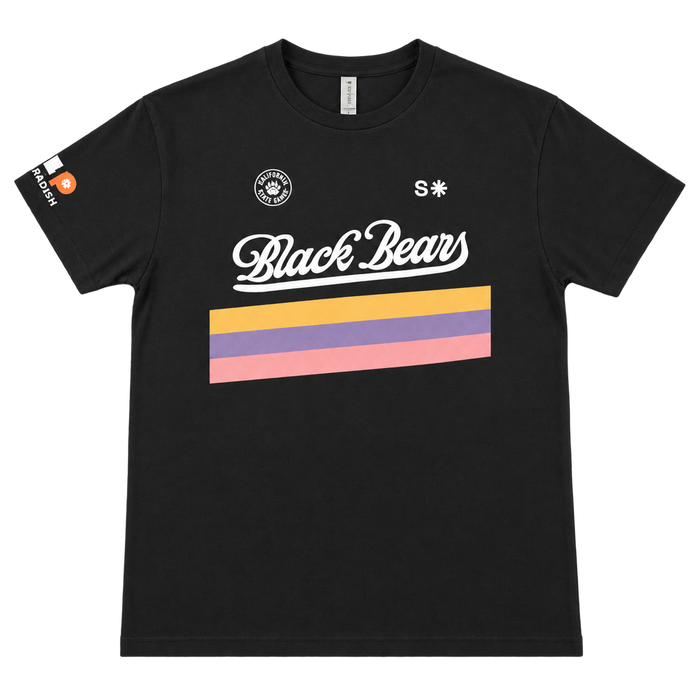 California Black Bears Unisex California Black Bears Retro Stripe Tee